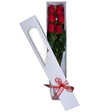 SIX ROSES BOX