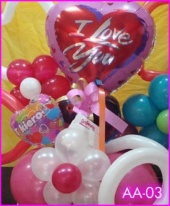 I Love you Balloons