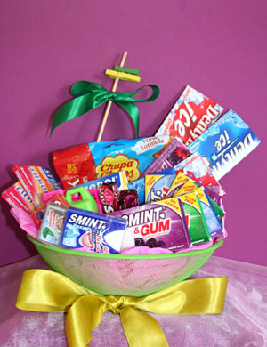 Gum and Candy Basket