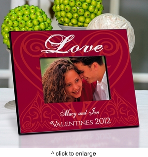 Personalized Roses are Red Picture Frame