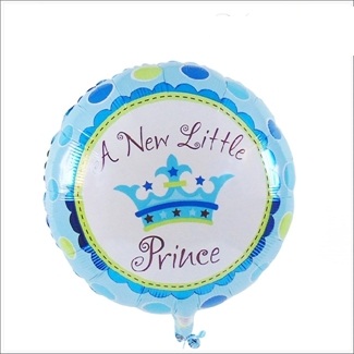 Gift for new baby - Round Balloon Little Prince