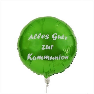 Balloon greeting communion gift