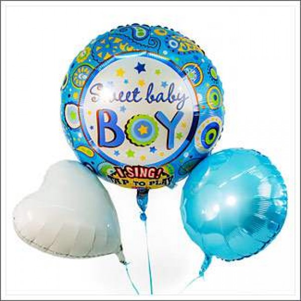 Singing Balloon bouquet - Birth Young