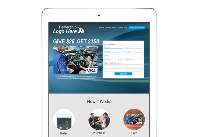 Auto Dealership Lead Generation Lead Generating Landing Page