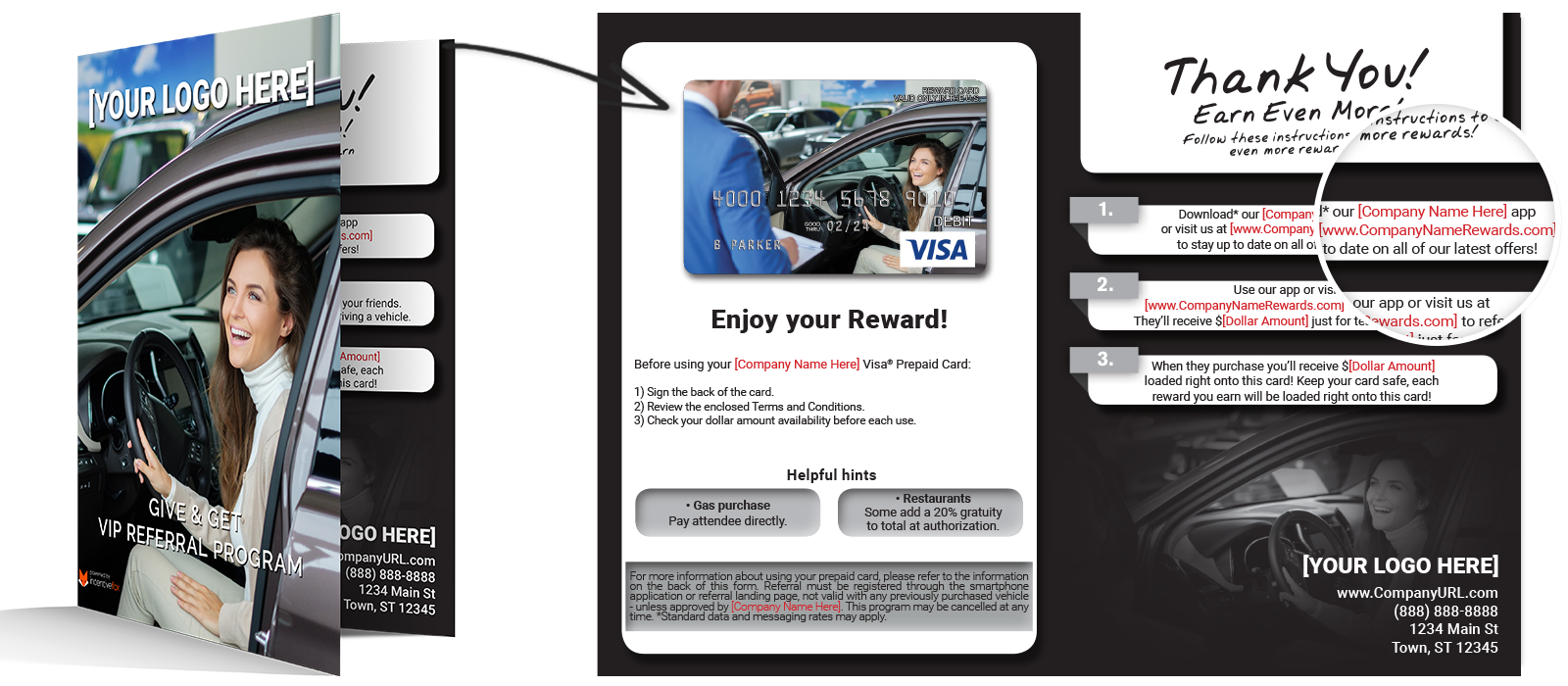 Customized and Personalized Card and Carrier