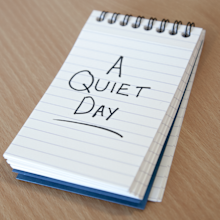 a quiet day