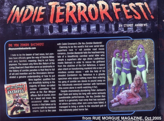 Die You Zombie Bastards! HD preservation Blu Ray! Indiegogo