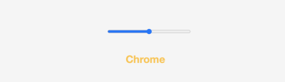 Chrome demo of default HTML range input