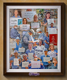 Retirement gift idea for doctor from nursing staff and office