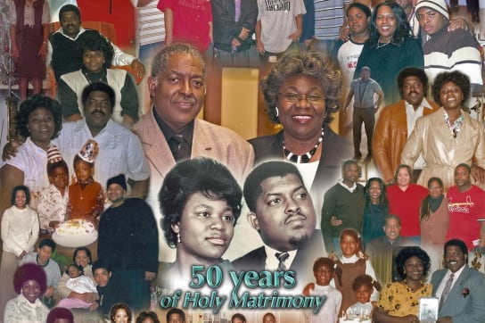 50 years of Holy Matrimony gift for parents' anniversary