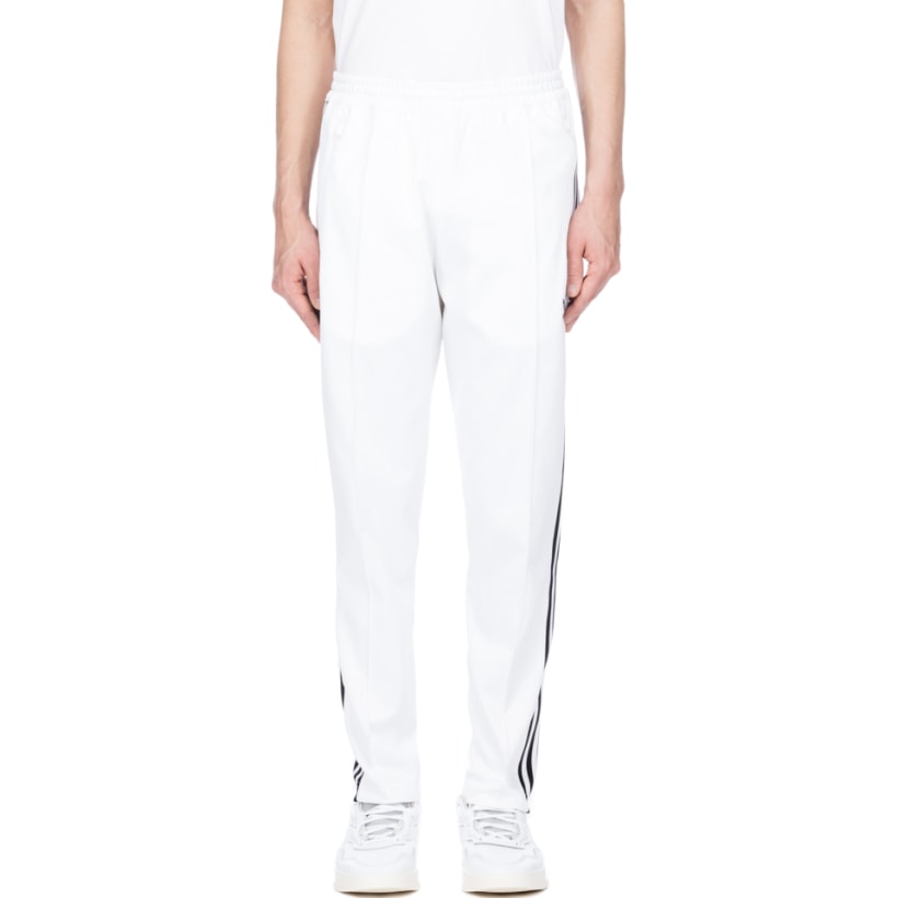 adidas beckenbauer track pants white