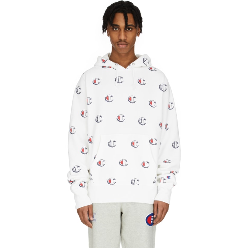 champion scribble hoodie
