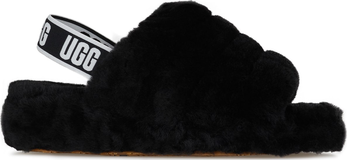 black fluff uggs