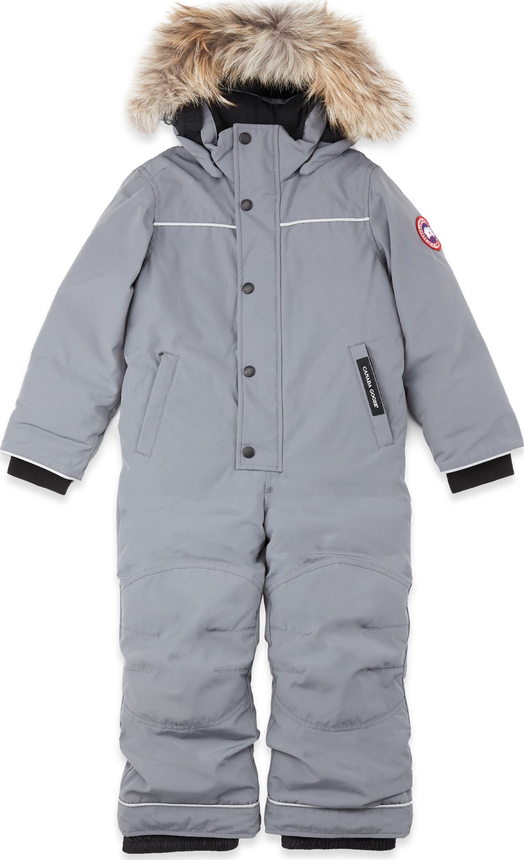 Canada Goose Kids Grizzly Snowsuit mid Grey influenceu