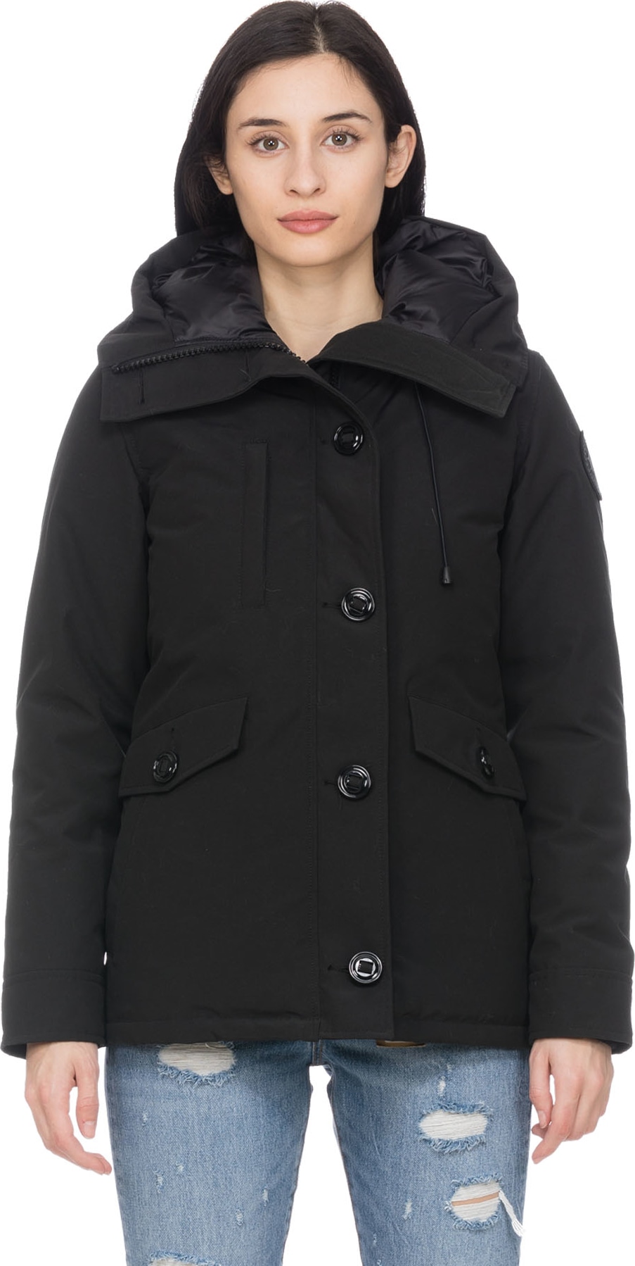 Black Label Ladies Rideau Parka Chateau Parka Canada Goose Rideau - Main Image