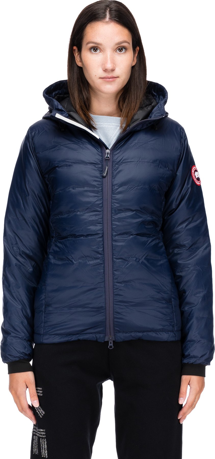 Canada Goose: Camp Hoodie - Admiral Blue/Black | influenceu