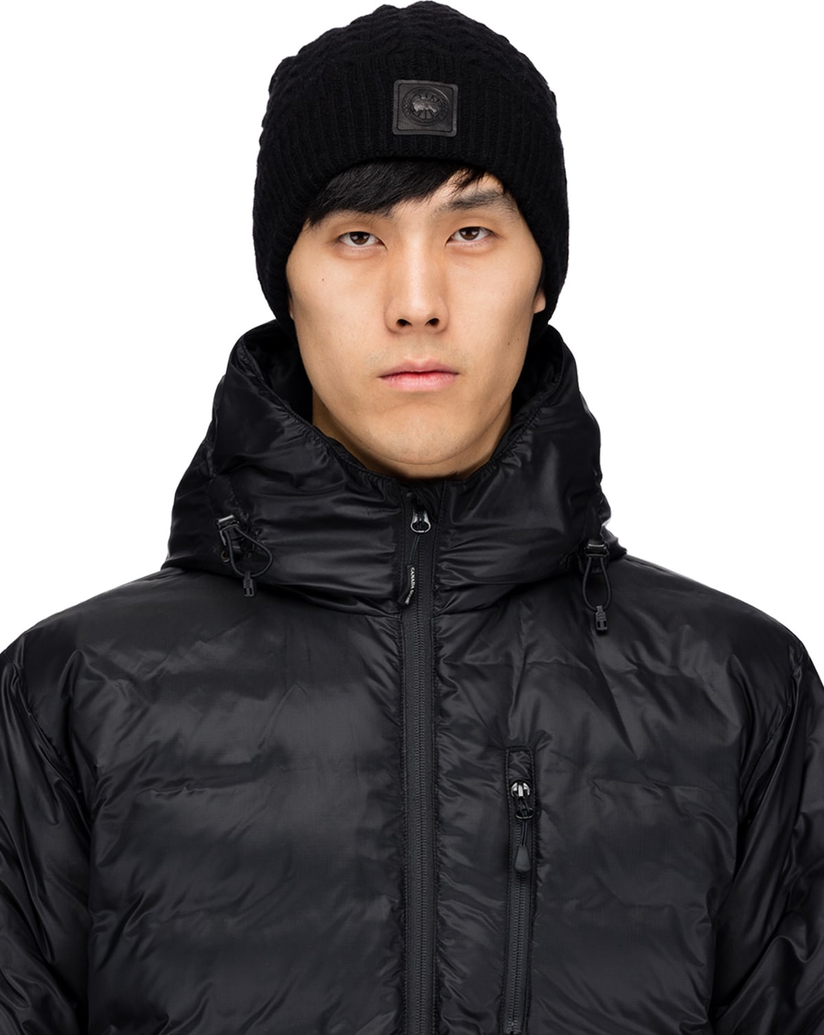 Canada Goose: Black Label Cashmere Slouchy - Black | influenceu