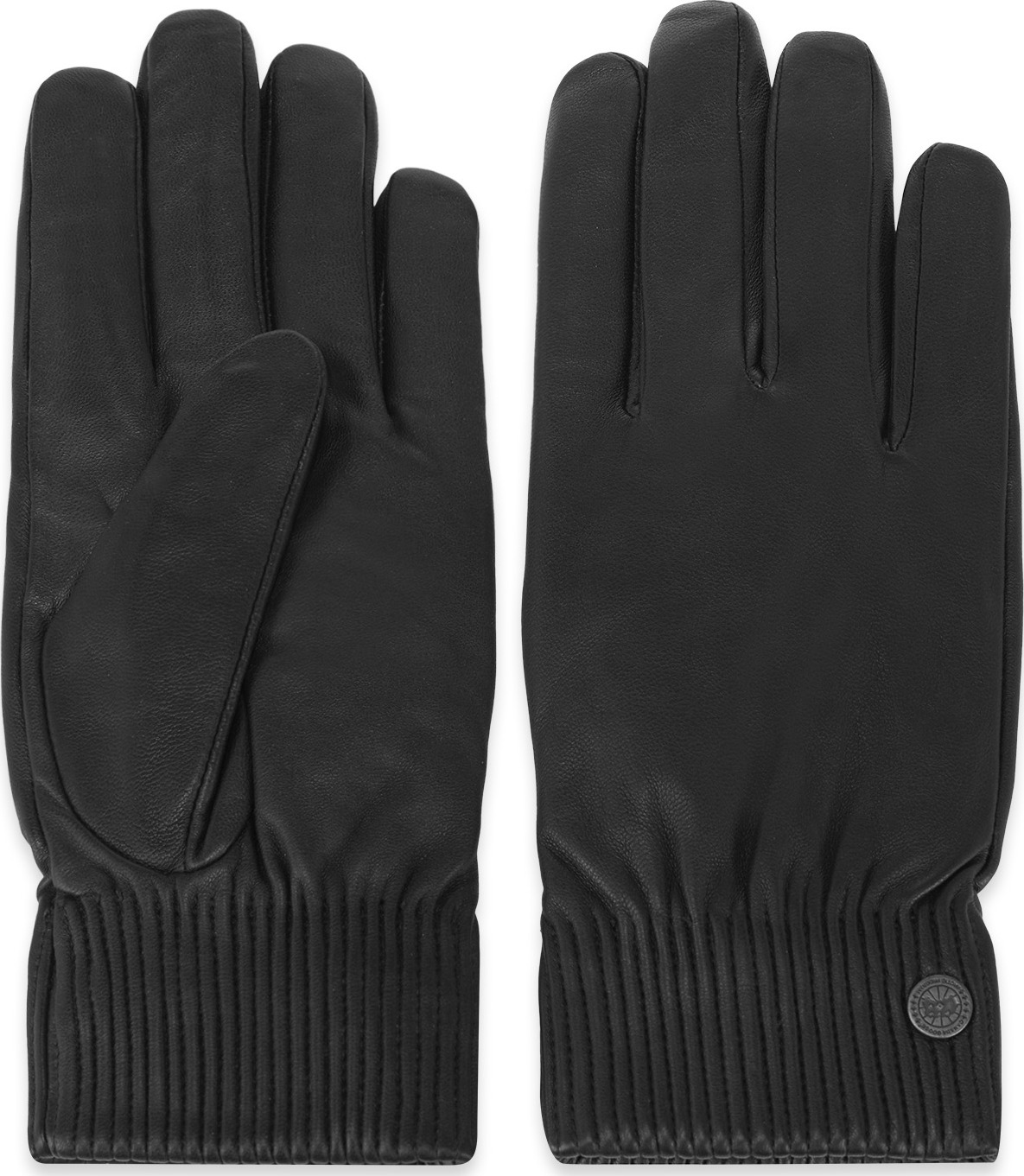 Canada Goose Leather Rib Luxe Gloves influenceu