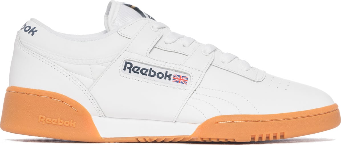 reebok classic workout sneakers with gum sole