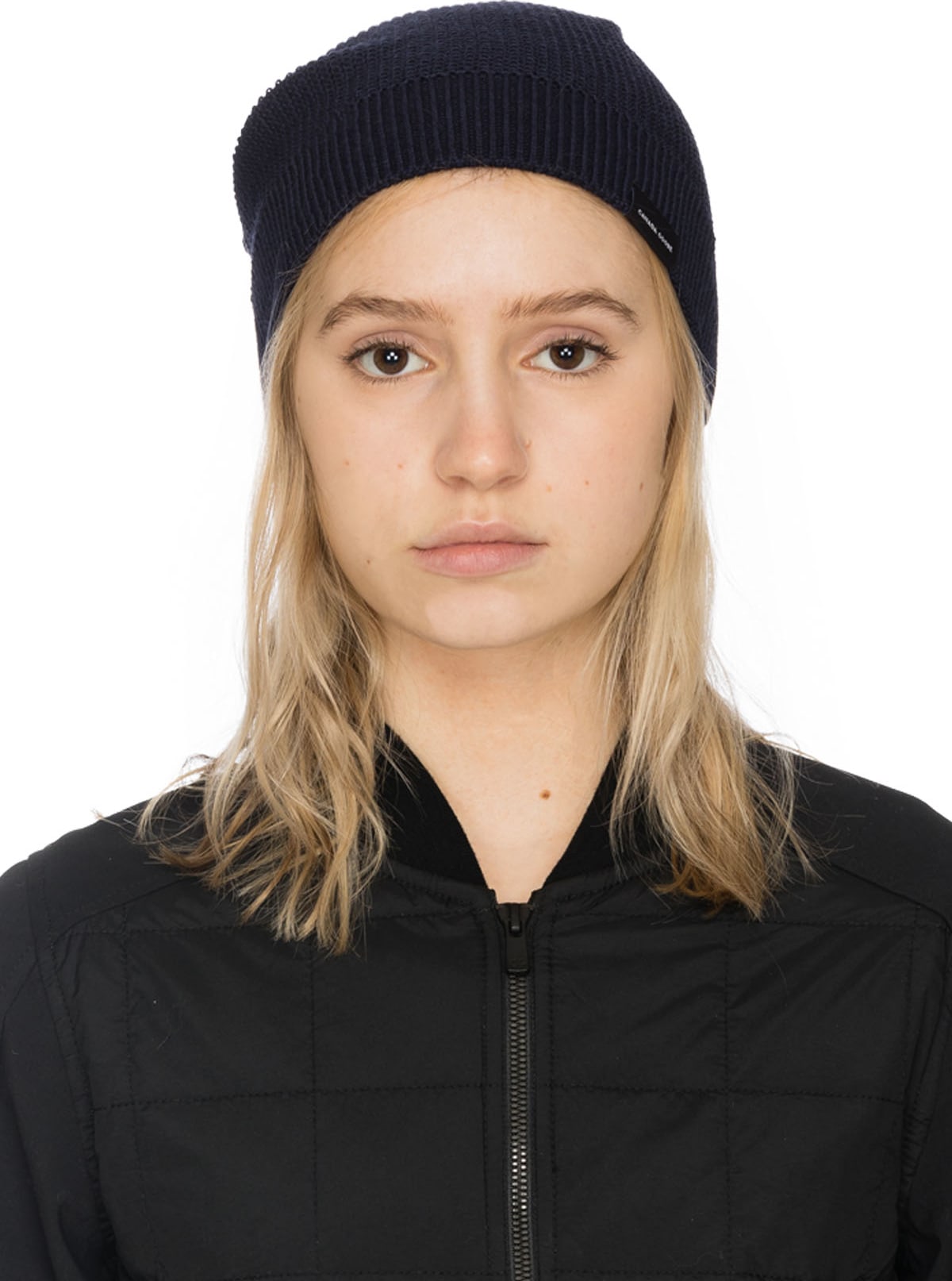 canada goose waffle slouchy beanie