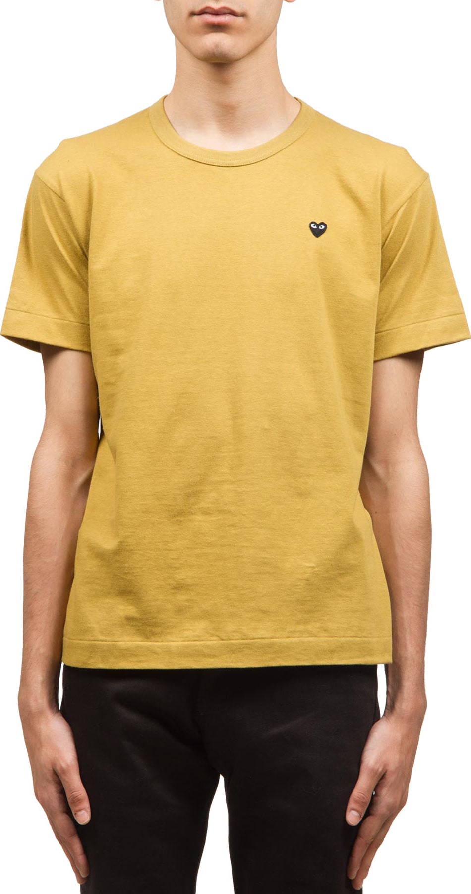 comme des garcons play little black heart tee