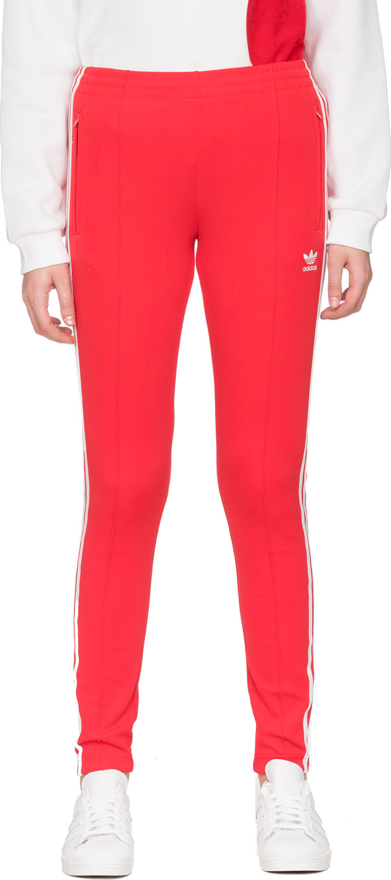 adidas radiant red pants