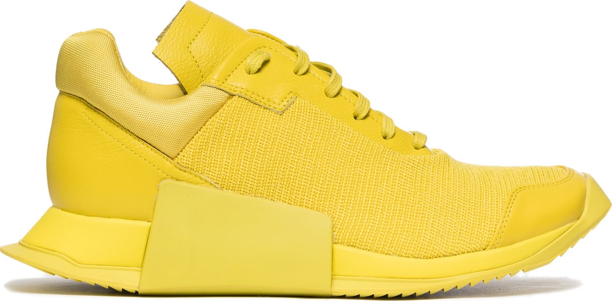 rick owens yellow sneakers