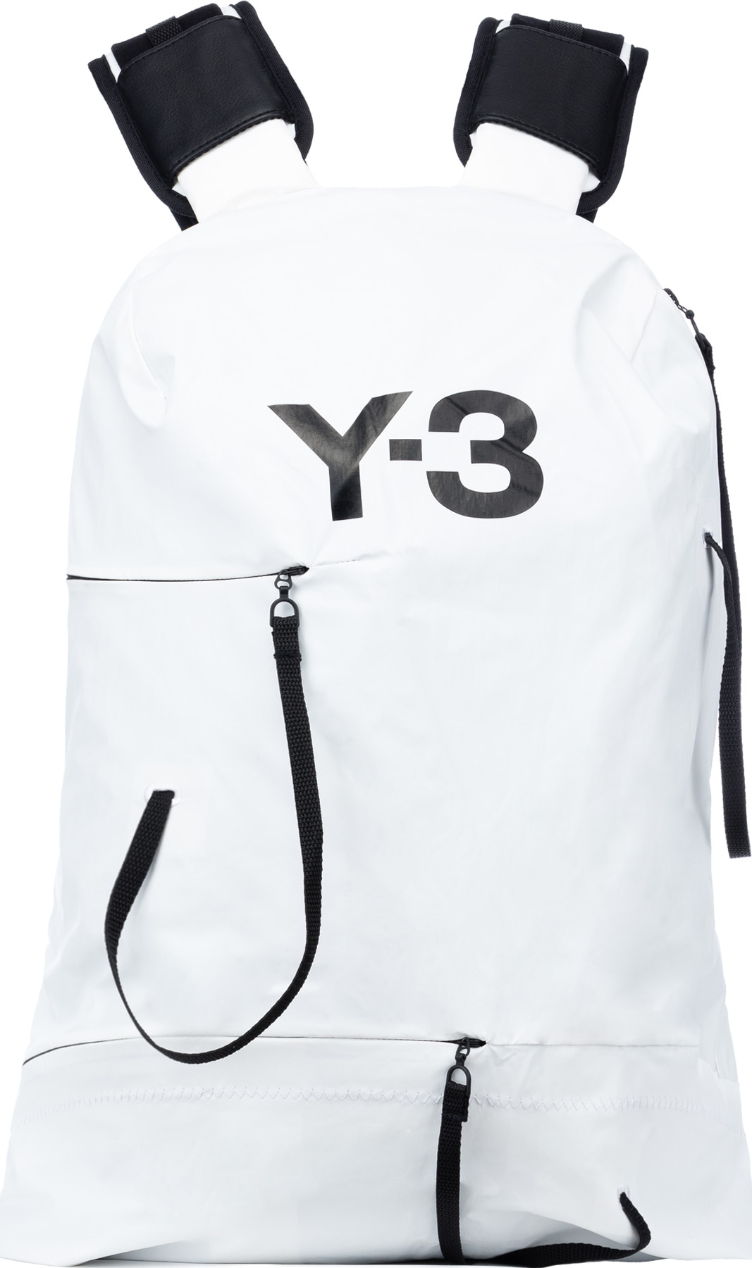 Y-3: Bungee Backpack - White | influenceu
