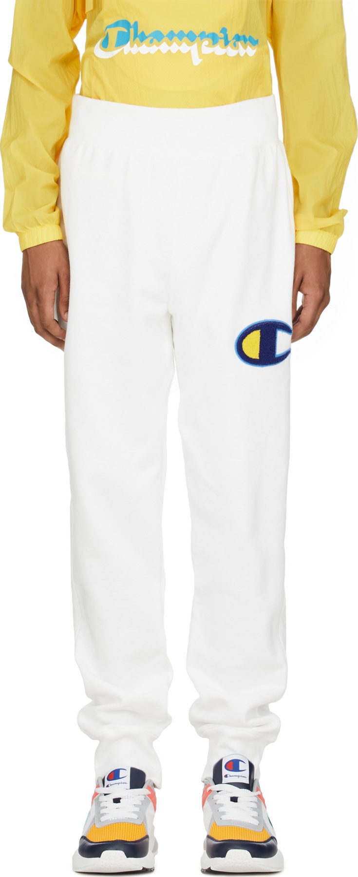 champion chenille logo jogger