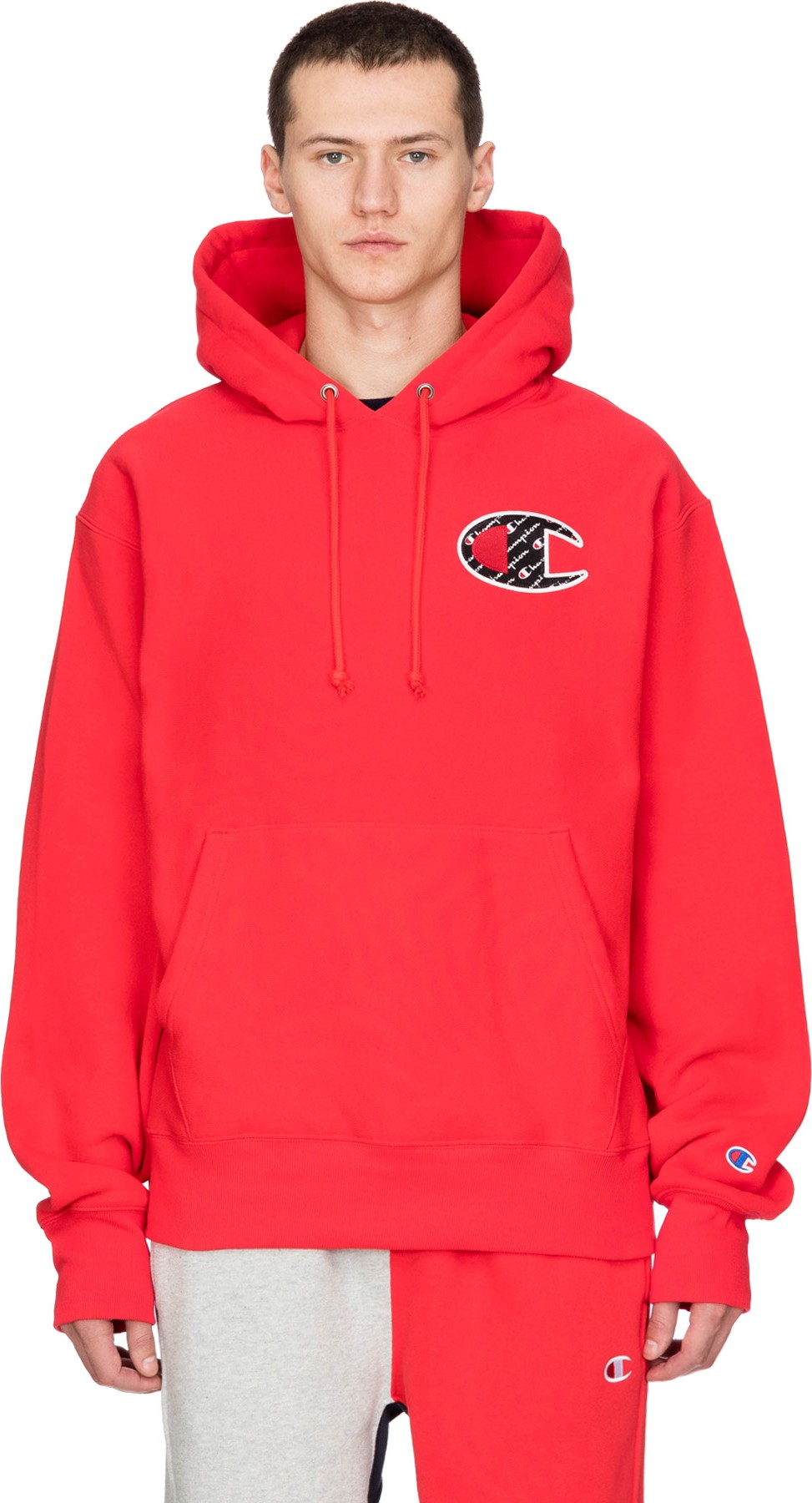 champion reverse weave sublimated c pullover hoodie