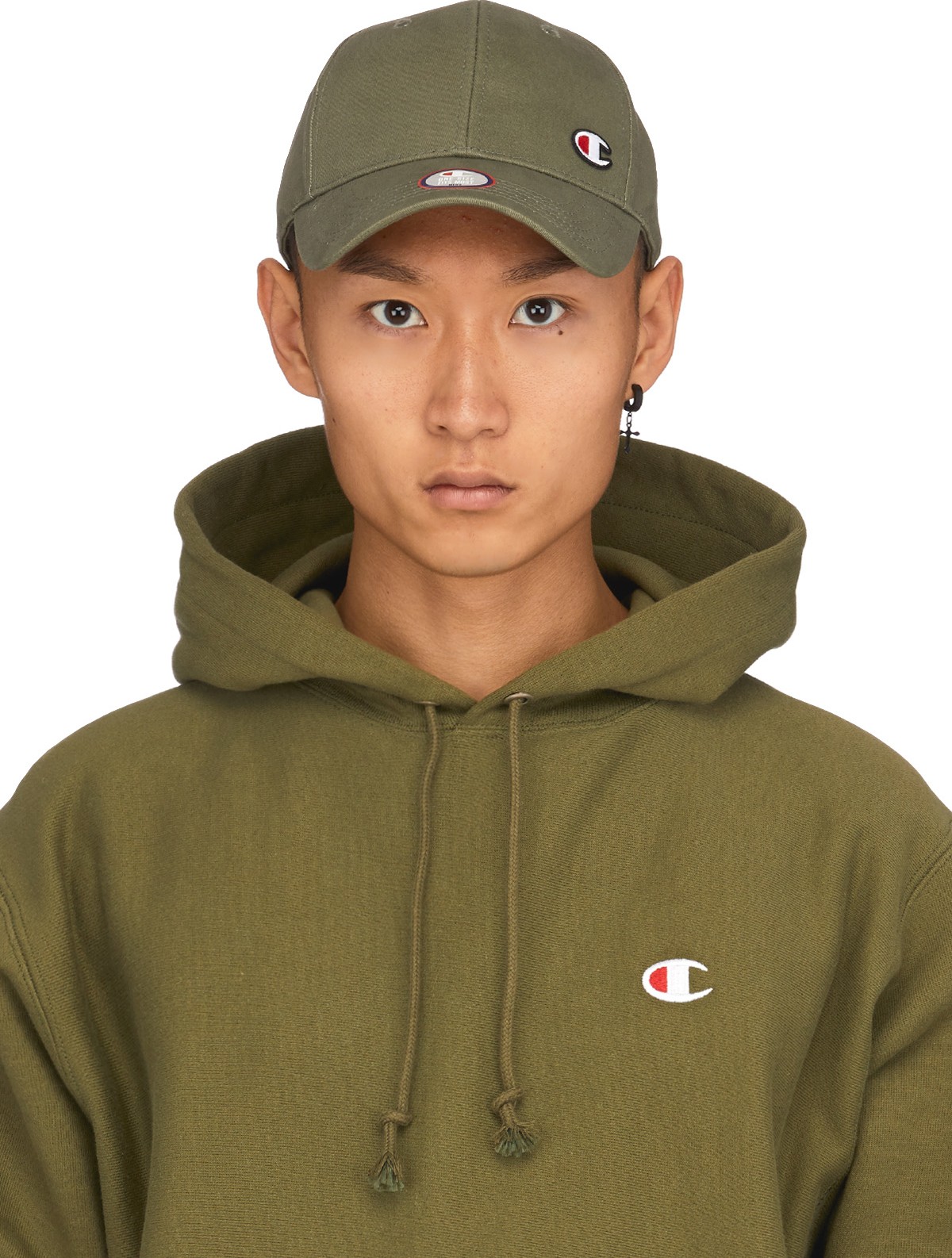cargo olive champion hoodie
