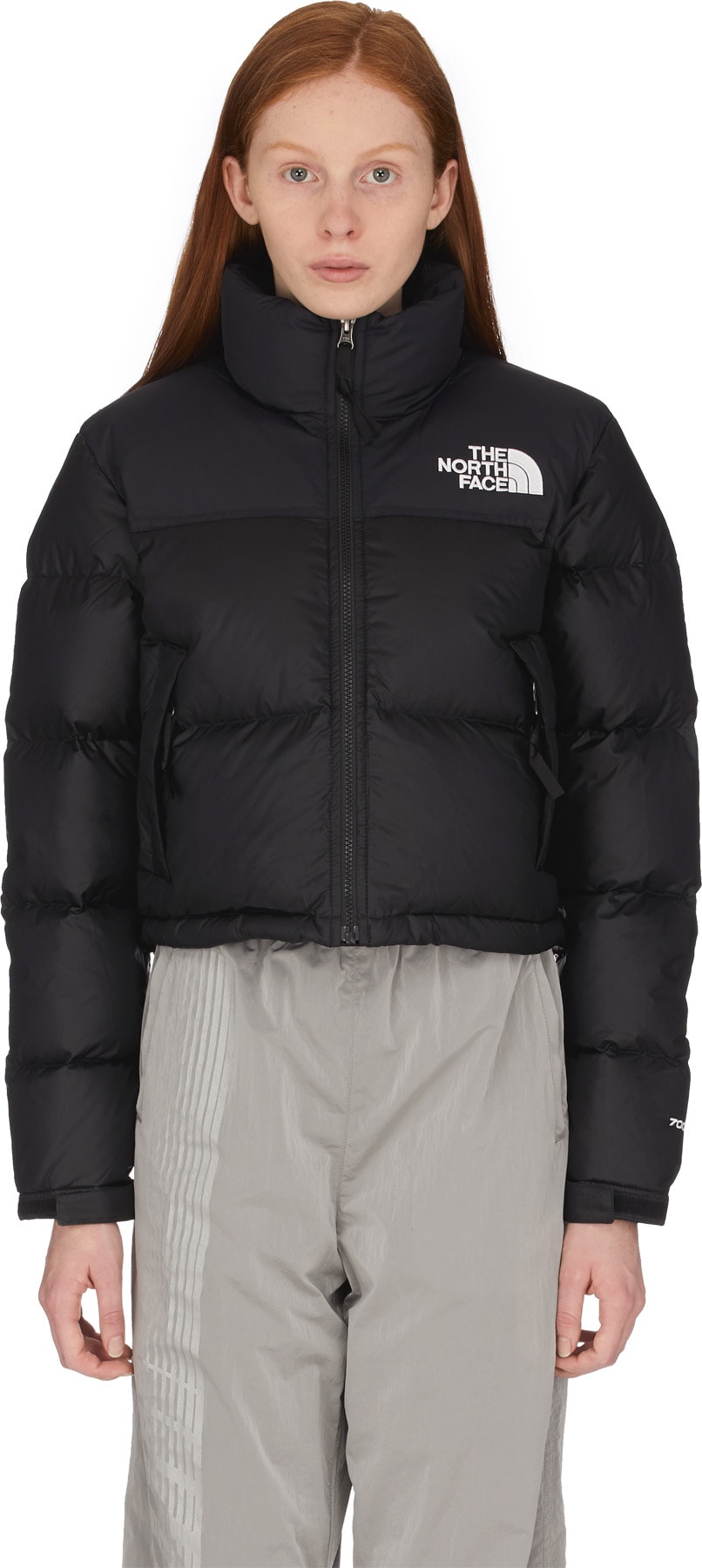 manteau noir north face femme