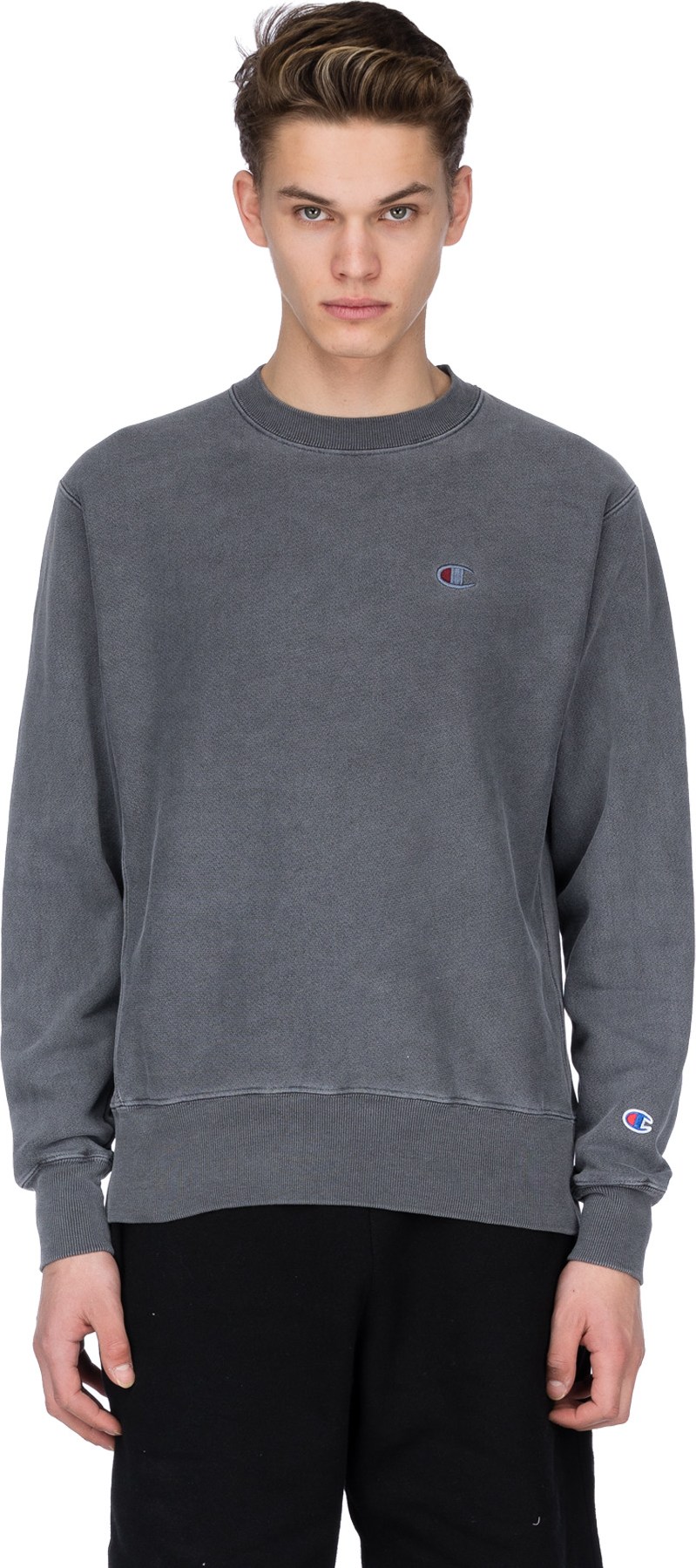 champion reverse weave pigment dye crewneck sweatshirt