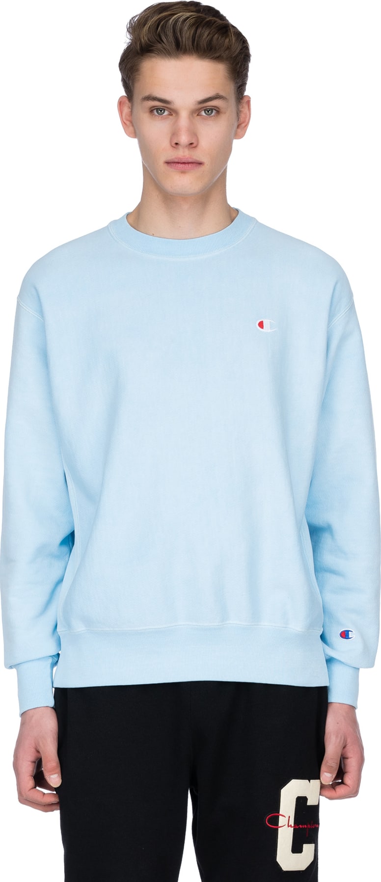 champion reverse weave pigment dye crewneck sweatshirt