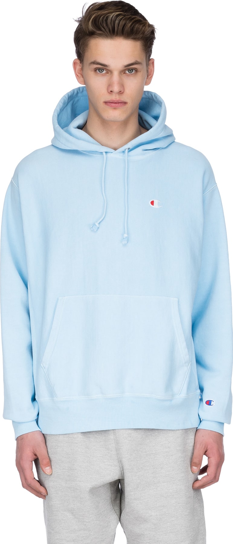 upstate blue champion crewneck