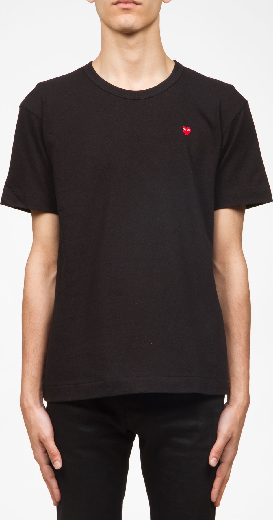comme des garcons play little red heart tee