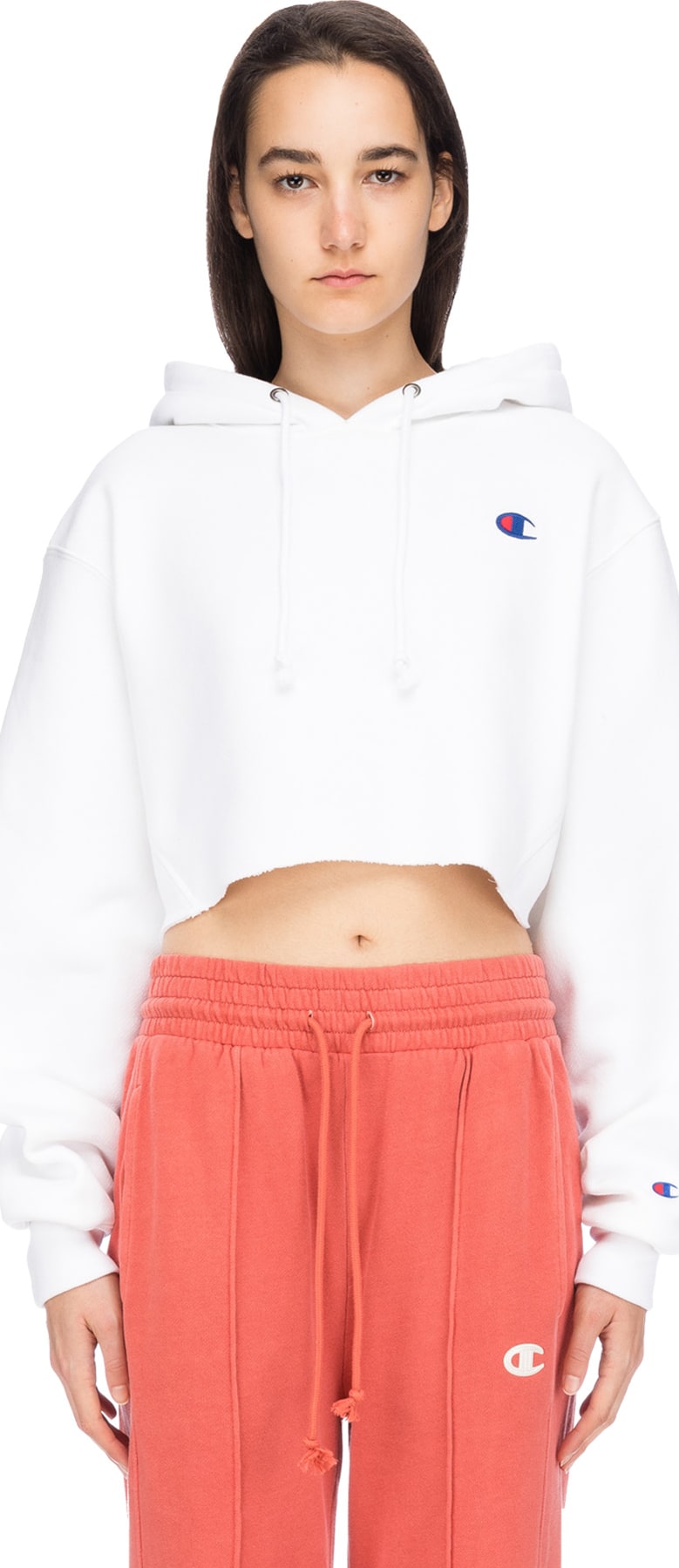 champion crop top hoodie