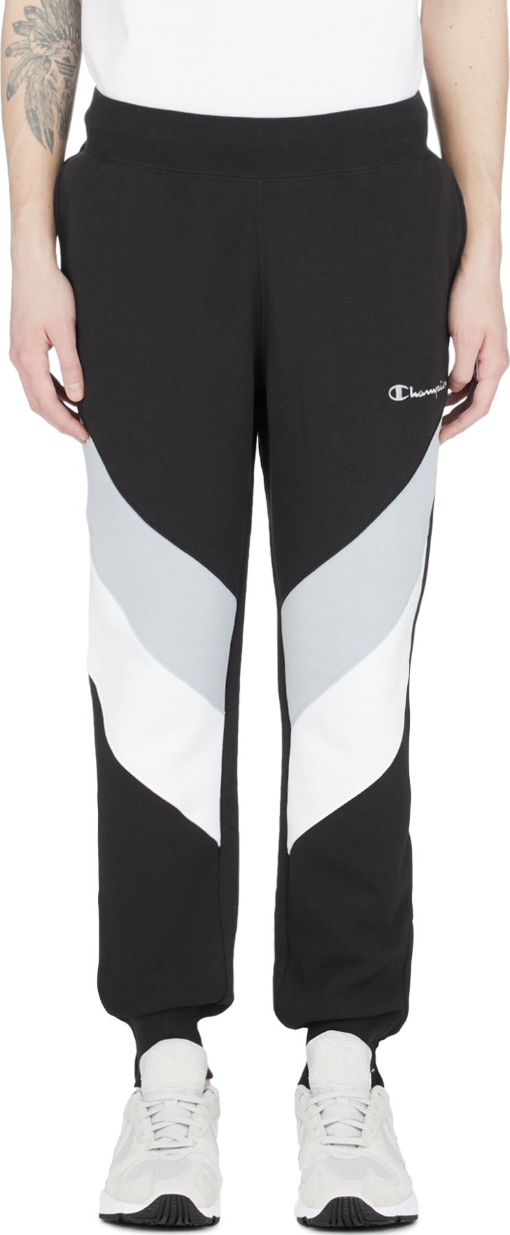 champion reverse weave colorblock track pant