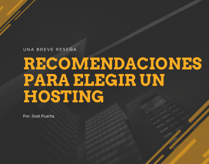 recomendaciones para elegir un hosting