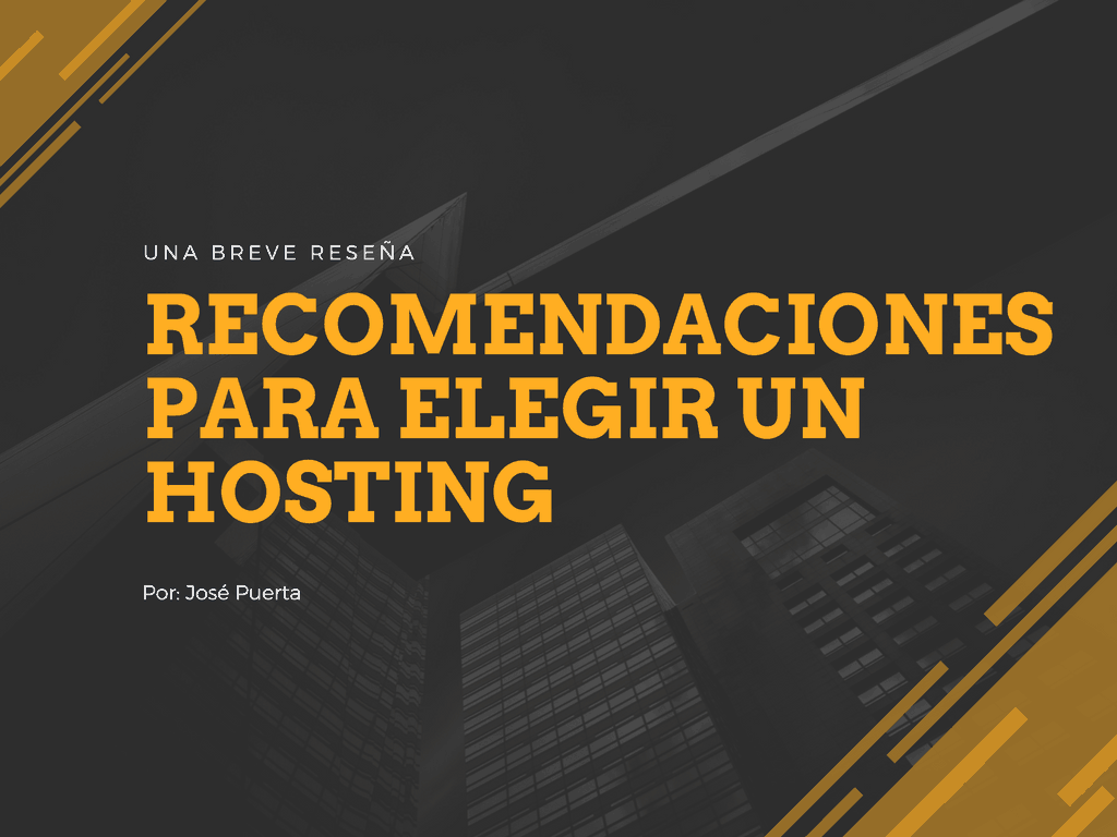 recomendaciones para elegir un hosting
