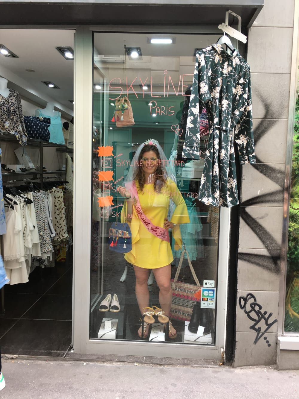 Mouffetard Mannequin vitrine