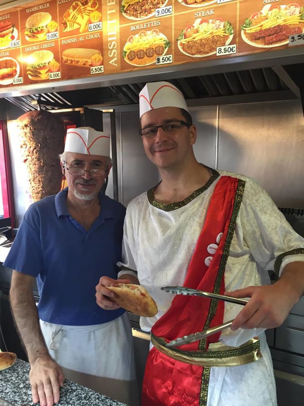 Mouffetard Faire son kebab 2 kebabs seulement