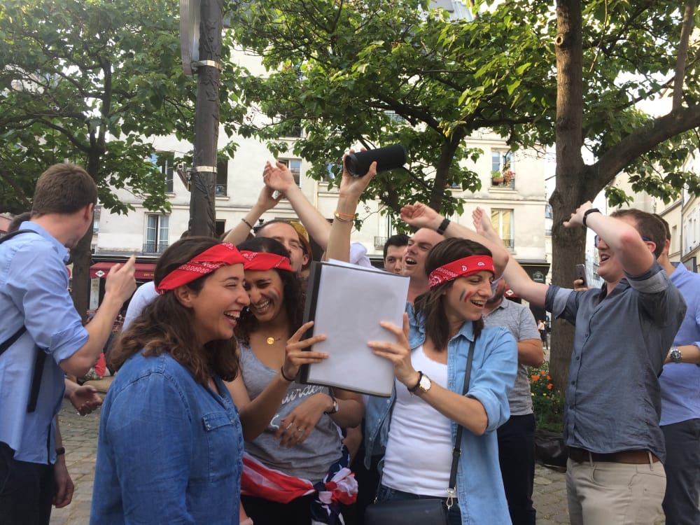 Mouffetard Karaoké dans la rue