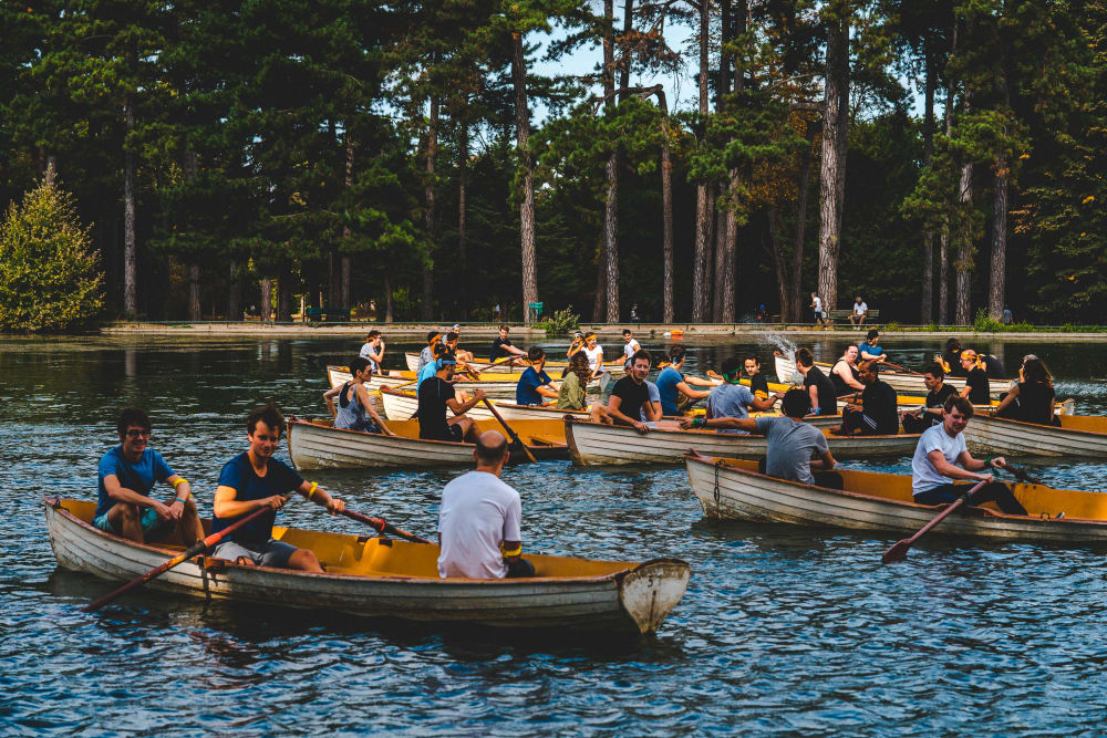 Sportif Bois de Boulogne Courses de barque