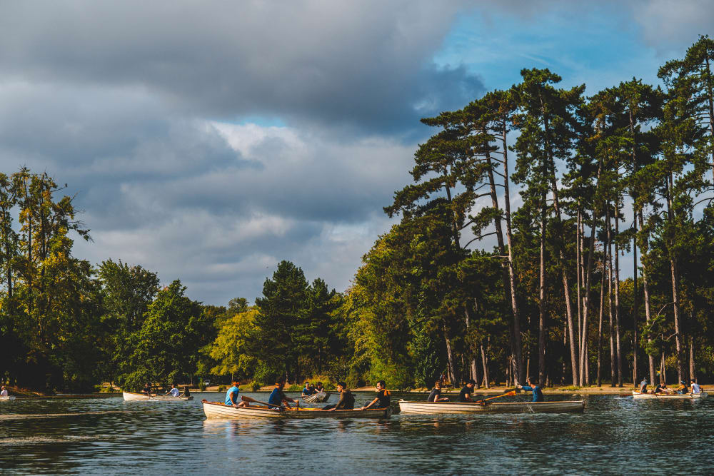 Sportif Bois de Boulogne Courses de barque