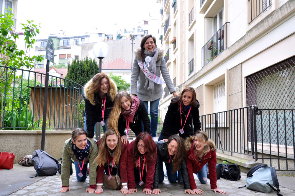 Mouffetard Pyramide humaine