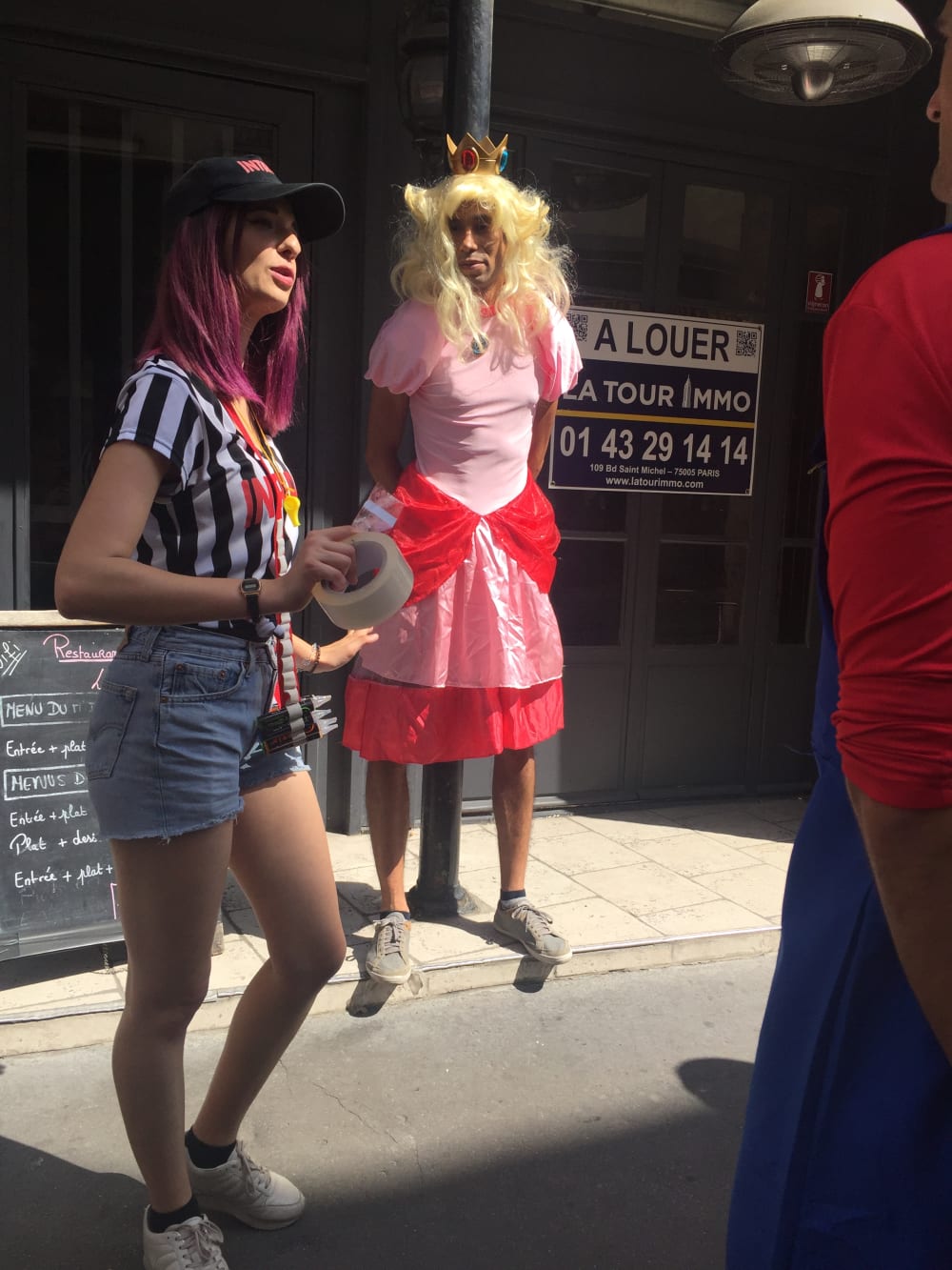 Mouffetard Descotchage du poteau