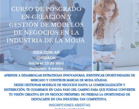 CURSO DE POSGRADO en Creación y gestión de modelos de negocios en la industria de la moda.