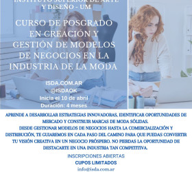 CURSO DE POSGRADO en Creación y gestión de modelos de negocios en la industria de la moda.