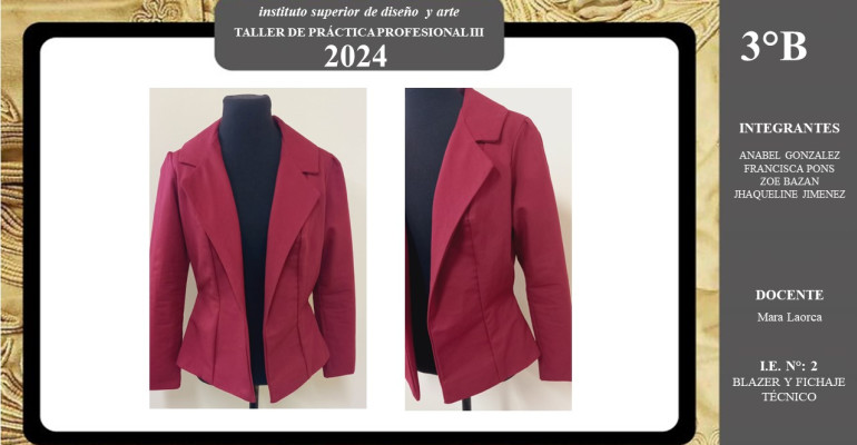 CARRERA: TECNICATURA SUPERIOR EN DISEÑO DE MODA, TEXTIL E INDUMENTARIA